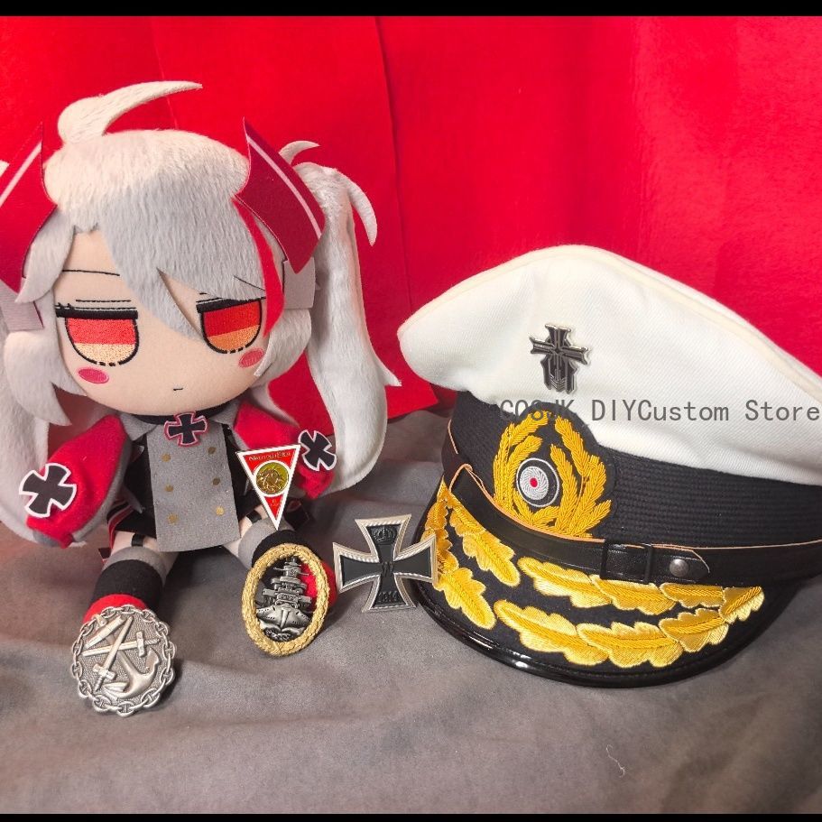 Gaming Accessories Toys - ตุ๊กตาผ้าฝ้ายนุ่มนิ่มน่ารักมาก ตัวละครจากเกมใหม่ KMS Prinz Eugen อาซูร์