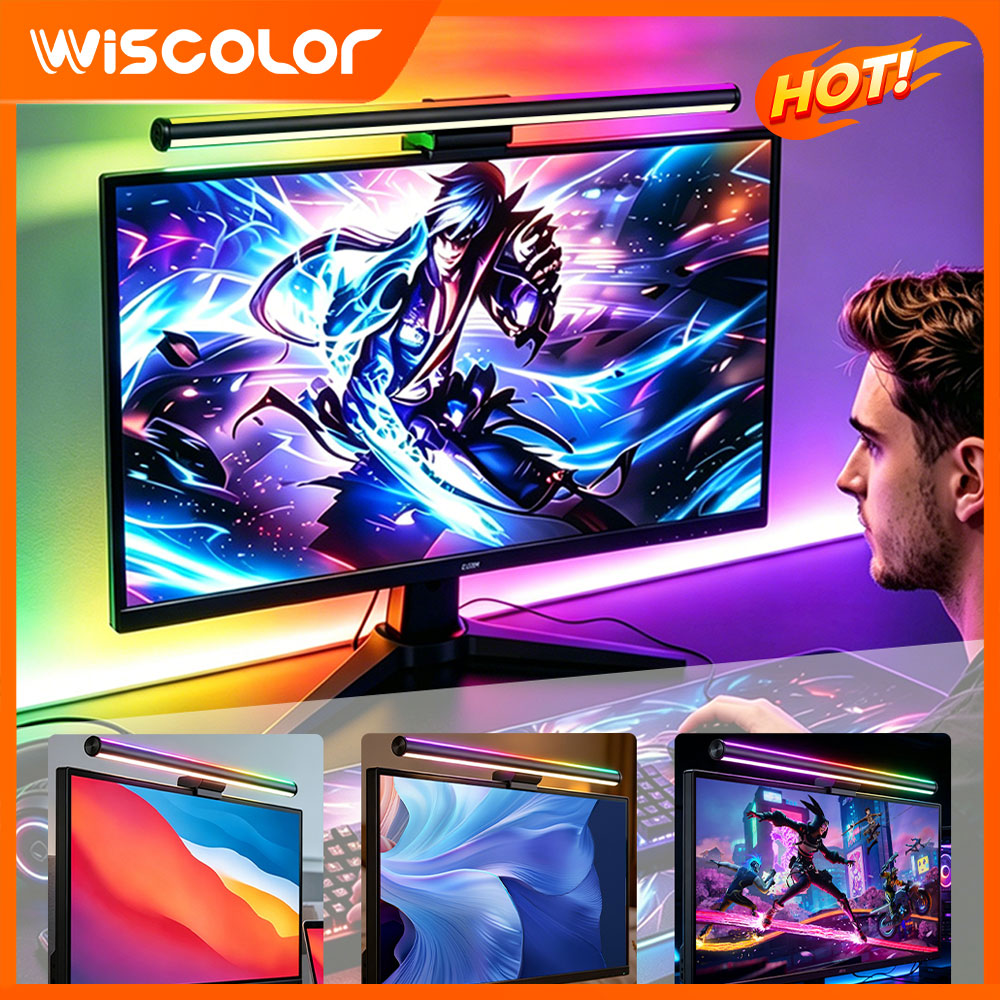 Accessories For Your Gaming Room - ไฟ LED สำหรับคอมพิวเตอร์แบบ Wifi พร้อมรีโมทคอนโทรล RGB