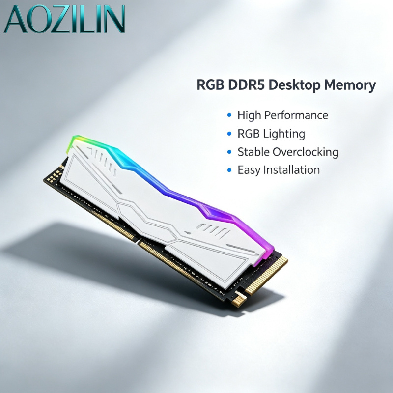 Gaming Hardware And Accessories - AOZILIN แรมสำหรับคอมพิวเตอร์เดสก์ท็อป DDR5 RGB สำหรับเล่นเกม ความจุ