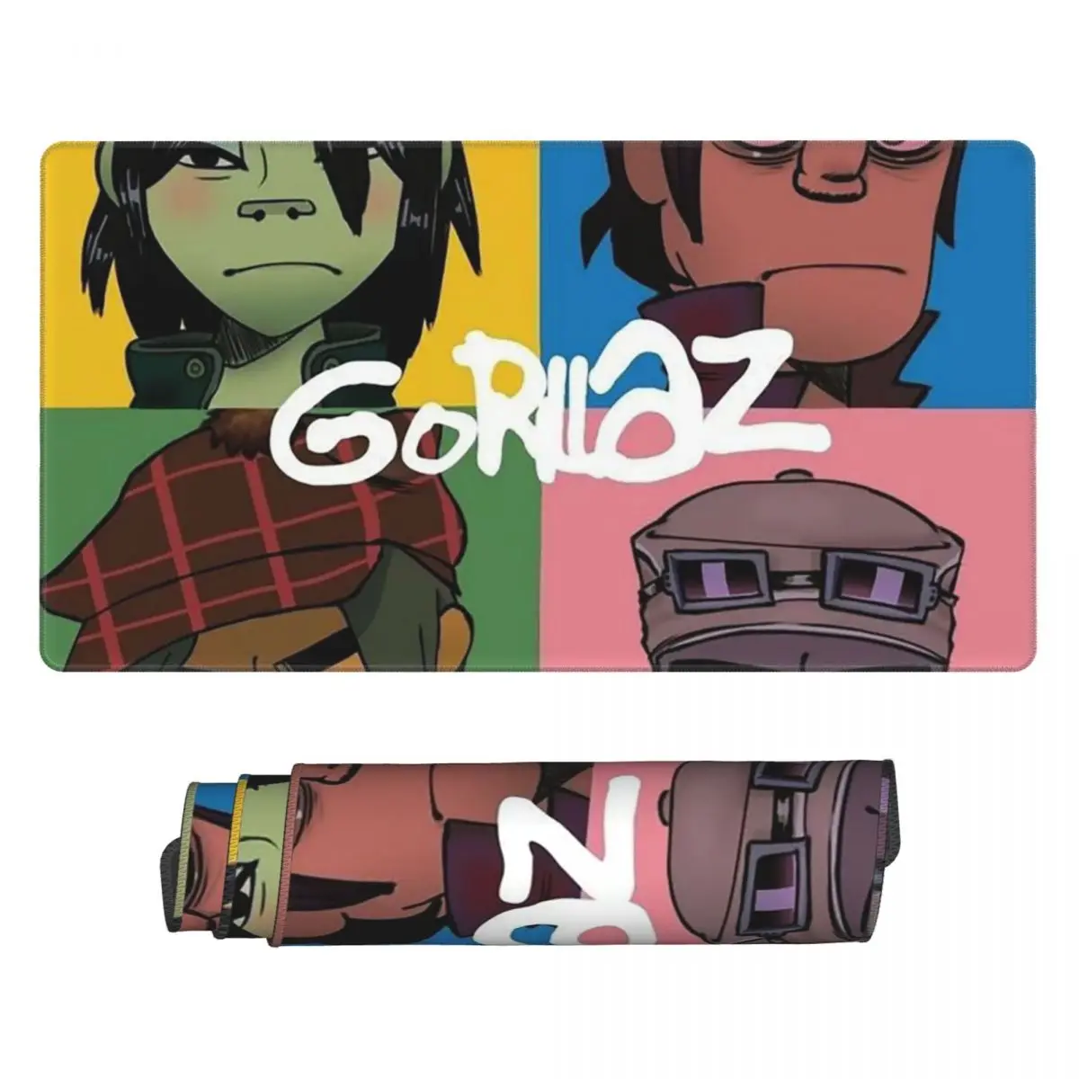 Virtual Gaming Accessories - แผ่นรองเมาส์ขนาดใหญ่ Gorillaz Virtual Band Music Gamer