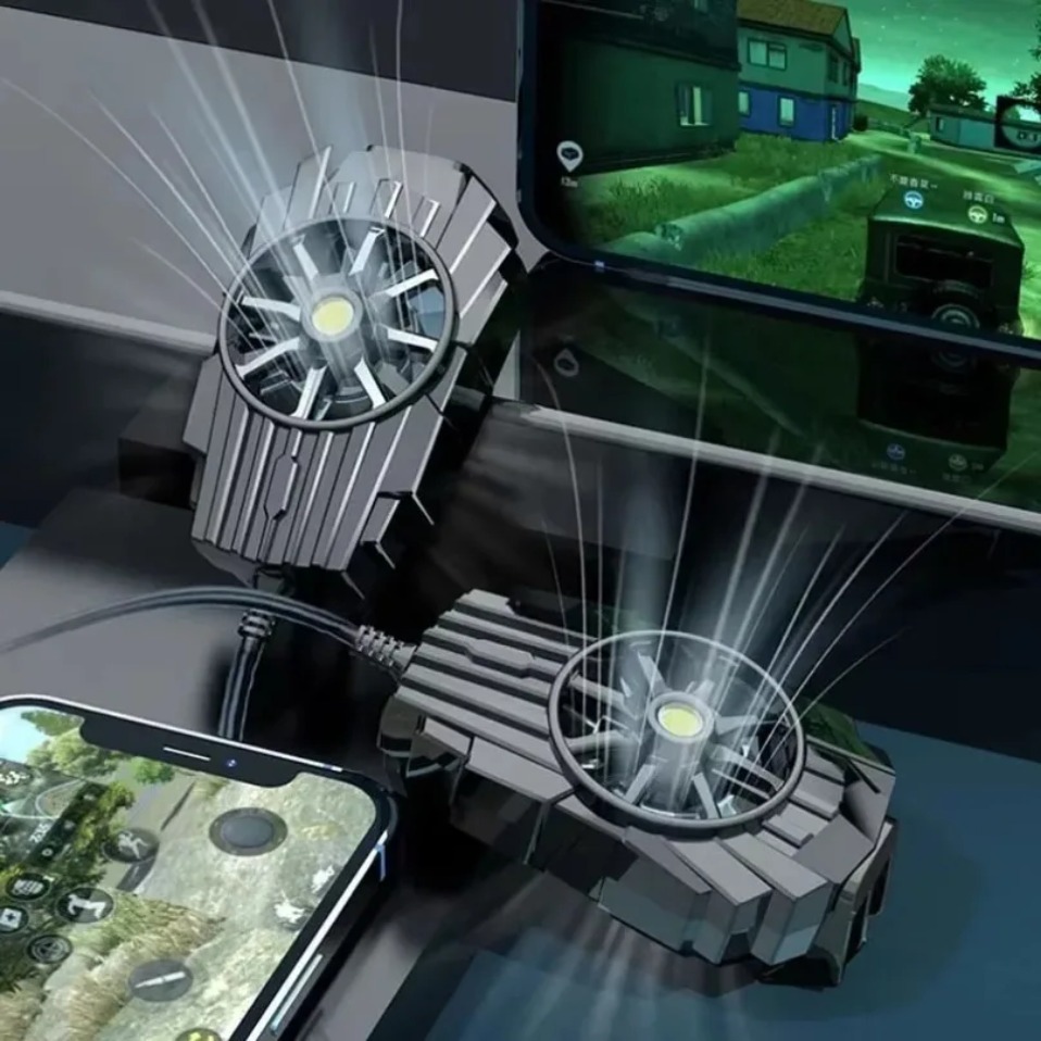 Gaming Accessories For Phone - คลิปหนีบหลังแบบพกพา ระบบระบายความร้อนด้วยอากาศขนาดเล็ก สำหรับโทรศัพท์มือถือ iPhone 15 IOS