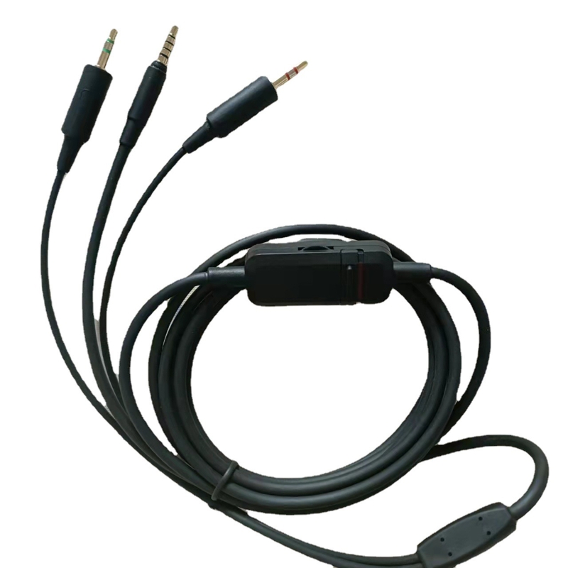 Gaming Headphone Accessories - สายหูฟังสำหรับเล่นเกมที่เข้ากันได้กับเบเยอร์ไดนามิก MMX300 สายหูฟังสเตอริโอแจ็คหูฟังสายเคเบิลอุปกรณ์เสริม Y3ND
