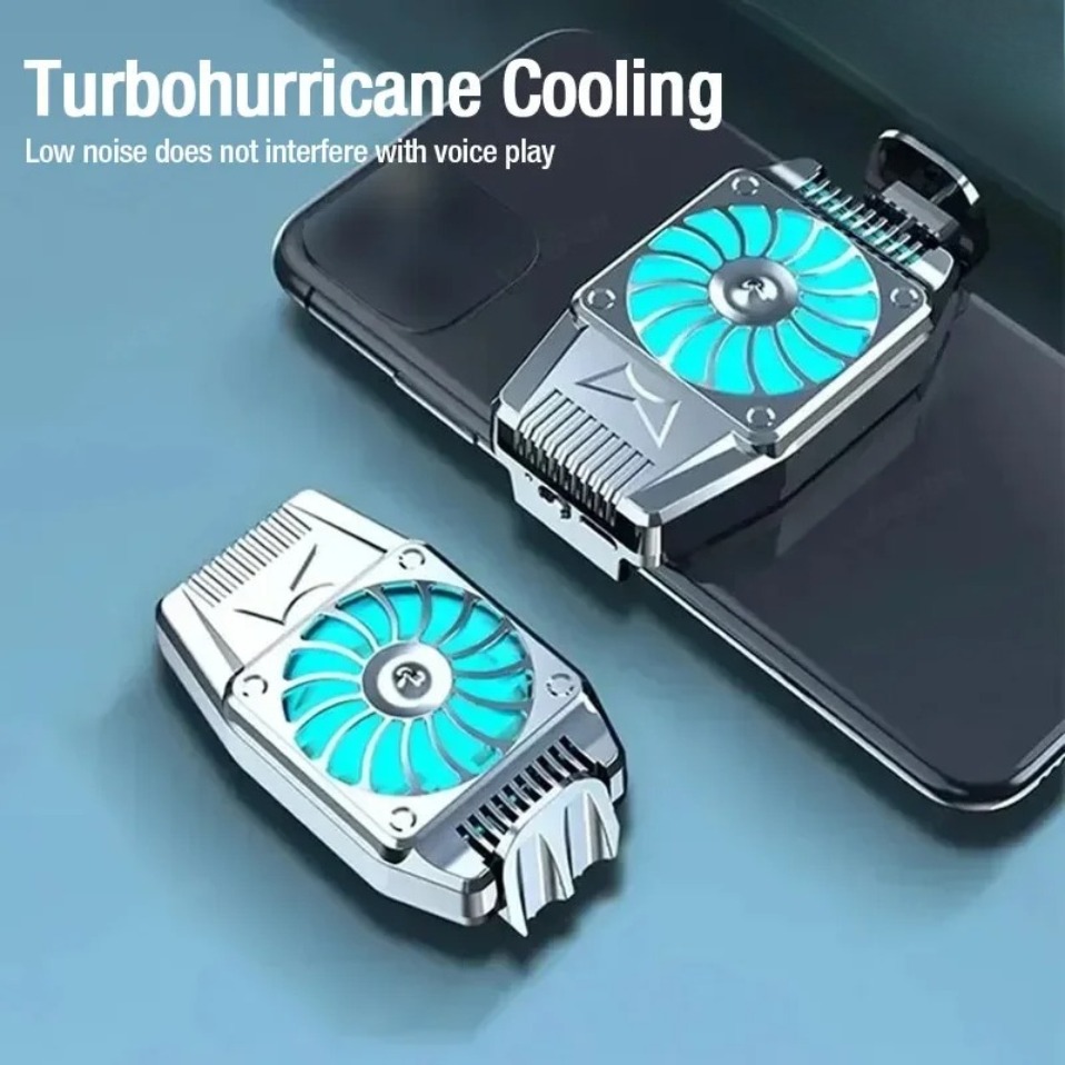 Gaming Accessories For Phone - คลิปหนีบหลังแบบพกพา ระบบระบายความร้อนด้วยอากาศขนาดเล็ก สำหรับโทรศัพท์มือถือ iPhone 15 IOS