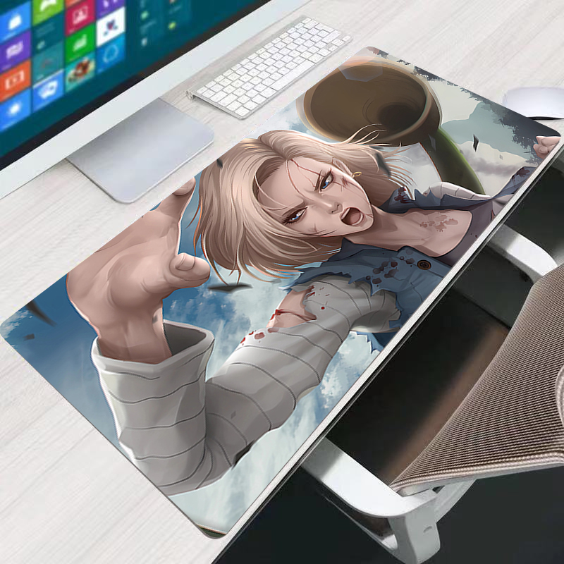 Gaming Accessories For Android - แผ่นรองเมาส์น่ารัก DBZ ดราก้อนบอล แอนดรอยด์ 18 อนิเมะ