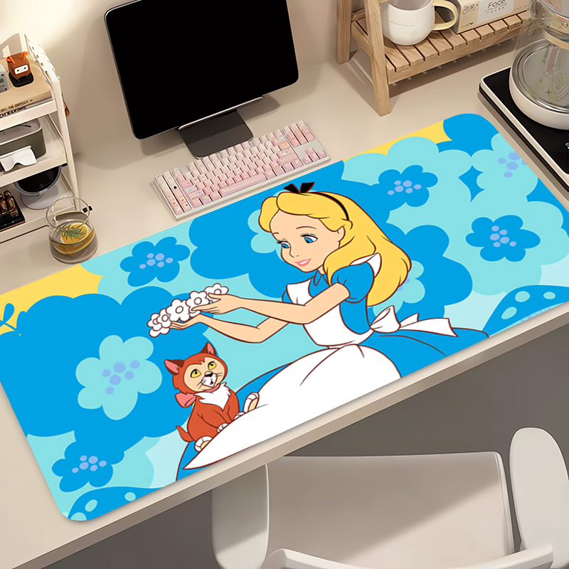 Gaming Accessories For Pc - แผ่นรองเมาส์ขนาด 90x40 ซม. A-Alices in Wonderland