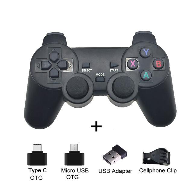 Gaming Accessories For Android - จอยควบคุมเกมเกมไร้สาย2.4G สำหรับโทรศัพท์แอนดรอยด์ P3จอยสติ๊กสำหรับกล่องทีวีแอนดรอยด์