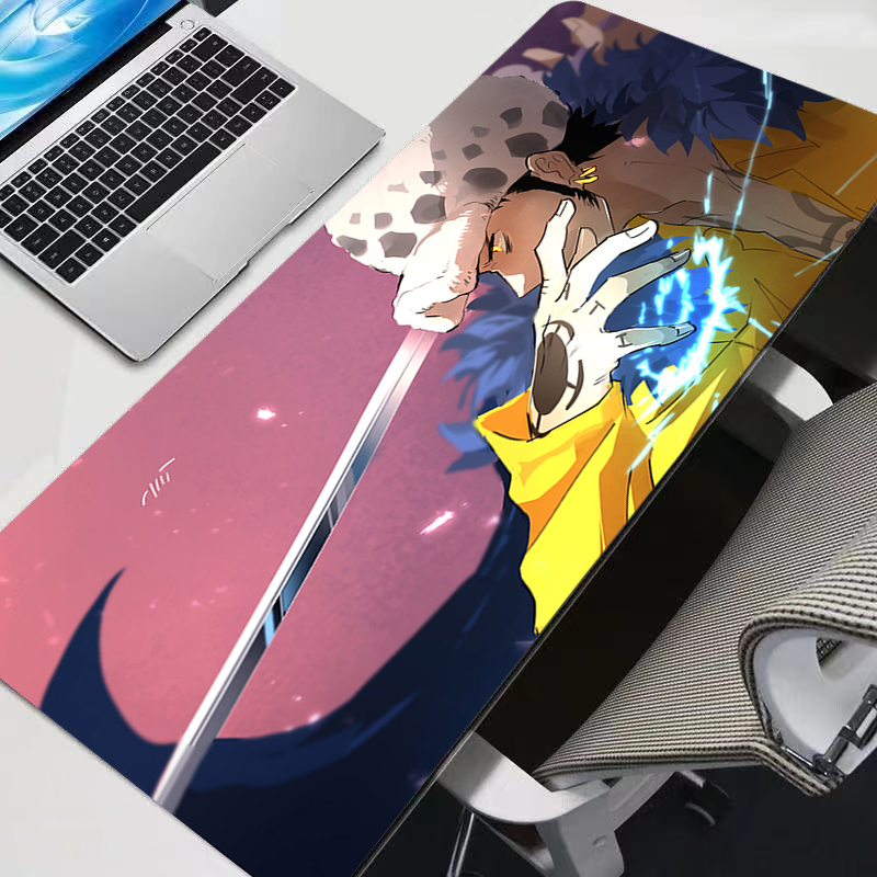 Gaming Accessories For Gaming Setup - แผ่นรองเมาส์ลายการ์ตูนน่ารัก สาวอนิเมะ สำหรับเกมเมอร์ แผ่นรองโต๊ะคอมพิวเตอร์ คีย์บอร์ด วันพีซ
