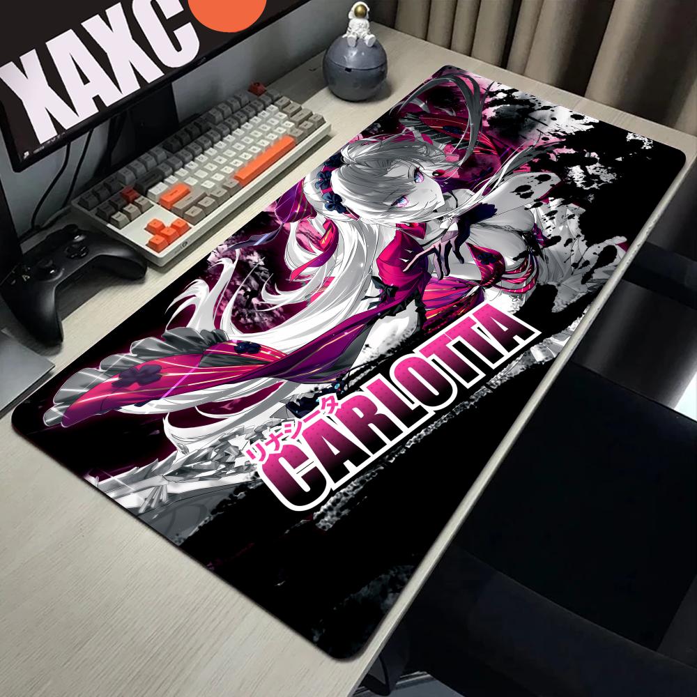 Gaming Accessories For Pc - Carlotta Wuthering Waves แผ่นรองเมาส์ยางเกมแล็ปท็อป Play Mat