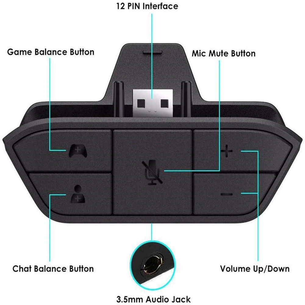 ตัวแปลงหูฟังสเตอริโอสำหรับชิ้น - Gaming Headphone Accessories บทวิจารณ์และราคา