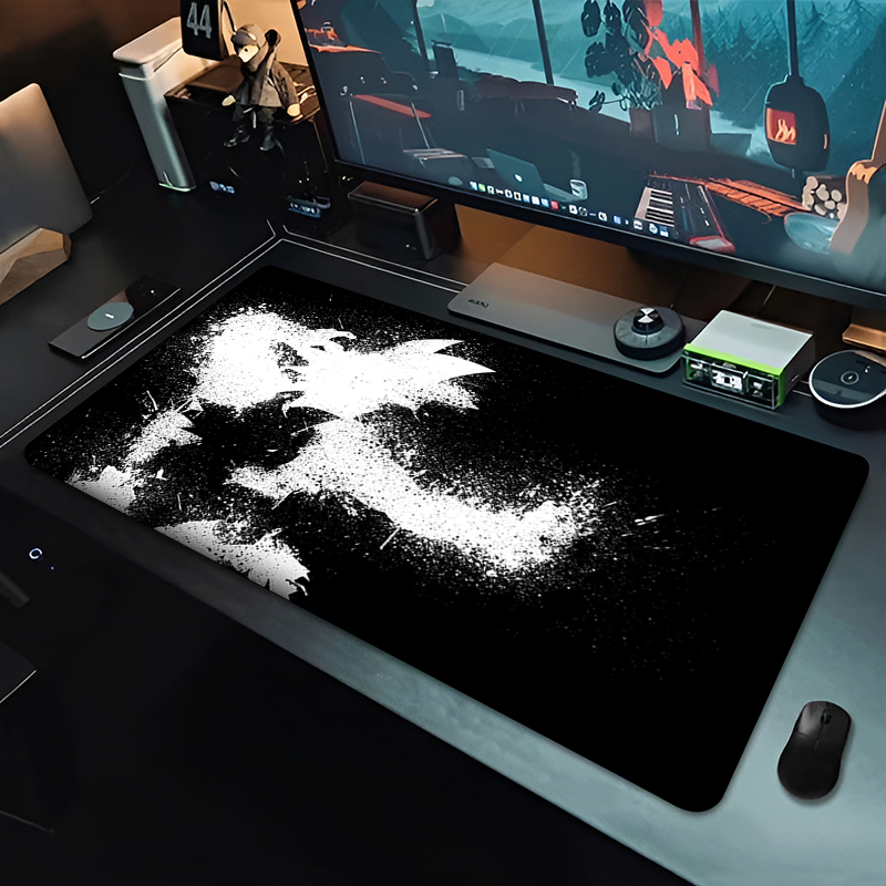 แผ่นรองเมาส์อนิเมะ DBZ สีดำ ลา - Gaming Accessories For Gaming Setup บทวิจารณ์และราคา