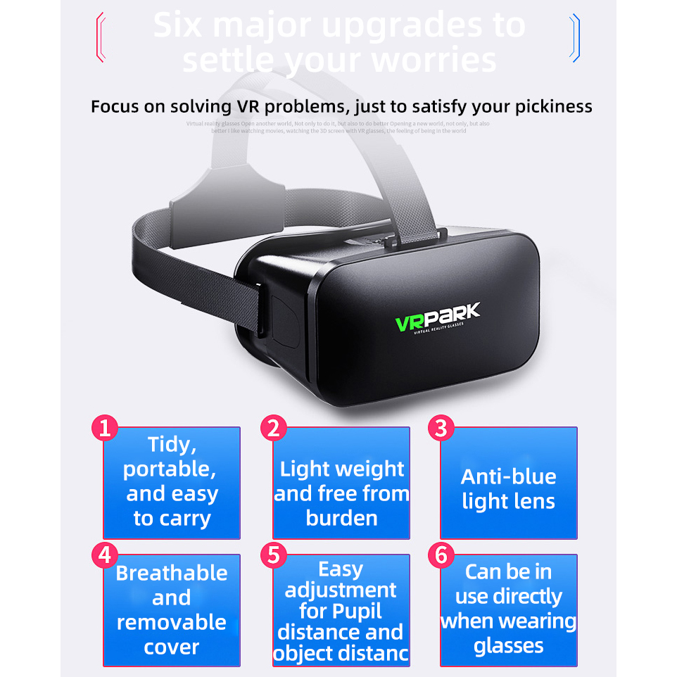 แว่นตา VR ชุดอุปกรณ์เสมือนจริง - Virtual Gaming Accessories บทวิจารณ์และราคา