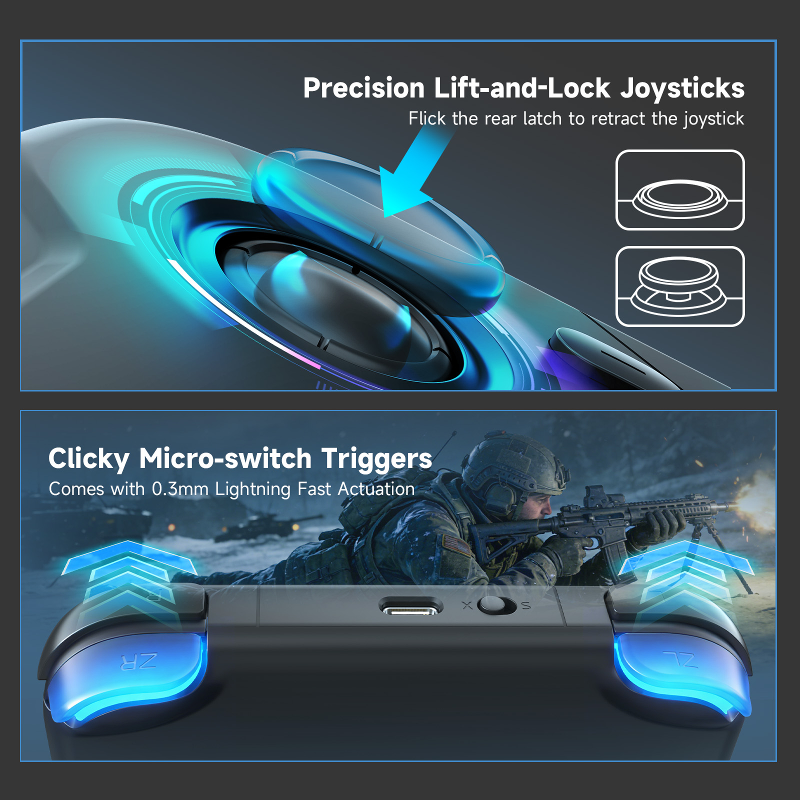 เอซเกมเมอร์ กระเป๋าเกมคอนโทรลเ - Gaming Accessories For Android บทวิจารณ์และราคา
