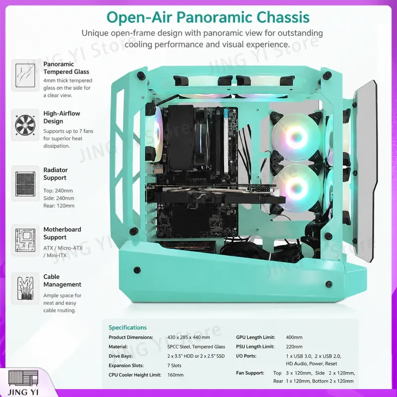 เคสคอมพิวเตอร์เกมมิ่ง mATX สำห - Gaming Hardware And Accessories บทวิจารณ์และราคา